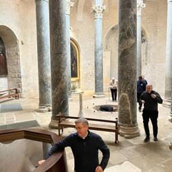 Chapel Columns Dating from First Century AD