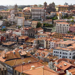 Porto in full glory with its hills and churches