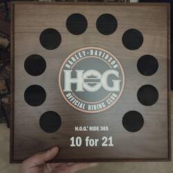 This is what HOG gives you if you complete all 10 Rides for the year! Wow!