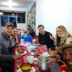 Vorne rechts unser Guide Carlos