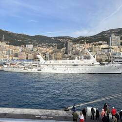 Many Larger Yachts Anchor In the Bay