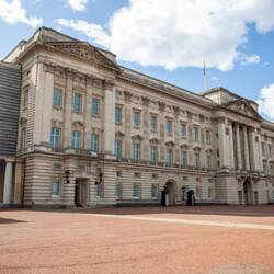 Der Buckingham Palace.