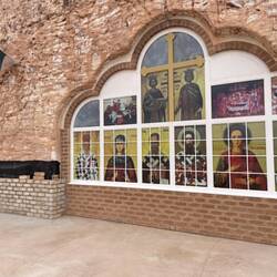 Underground Serbian church.