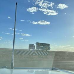 Such relief to see this sign after all the driving!