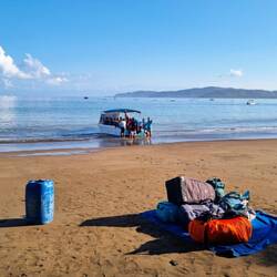 Offboarding in Drake Bay am Gate Nr. 1