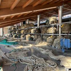 Fishing Nets Await the Fleet