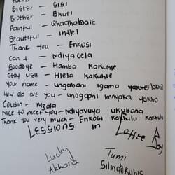De Lucky und Tumi bringed eus paar Wörter in Xhosa bi😊