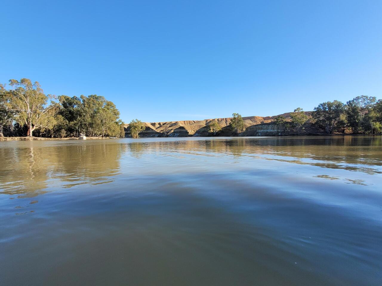 Approaching Devils Elbow, a notorious bend on the river.