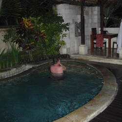 Dani beim Gutnachtschwumm