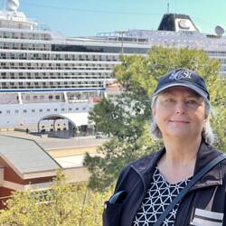 Glenda back at the Viking Sky
