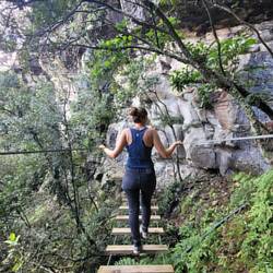 Mir mache en Cliff Walk