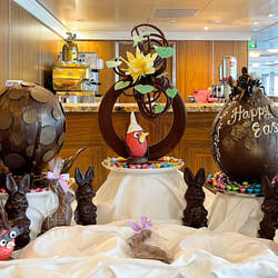 Happy Easter ... Terrace Café — Aboard Insignia.