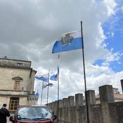 "Liberty" on the San Marino Flag