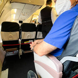 Extra extra legroom seats are always nice to have — Aboard TK1850 @ ATH, Greece.