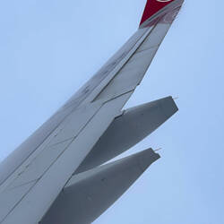 We're winging our way to ADB — Aboard TK2336.
