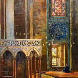 "Corner of the Mosque" (Ş. Dağ) — Alsancak, İzmir.