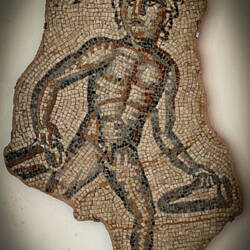 Mosaic fragment featuring Eros (5th-6th century) — Alsancak, İzmir.
