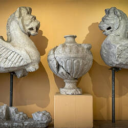 One of several pairs of griffins that decorated the Belevi Mausoleum — Alsancak, İzmir.