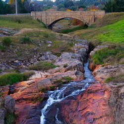 the bridge into Beechworth