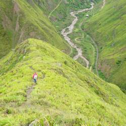 Laufen auf der Teufelsnase