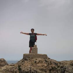 Am Gipfel des Montcabrer