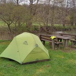 Am Zeltplatz in Treuchtlingen war dann Feierabend