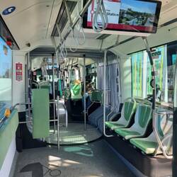 O-Bus nach Riccione 40 Minuten am Meer entlang