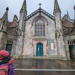 Catholic church attached to the manse