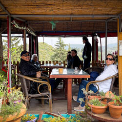 An ice cream break before we drive back home — Karaburun, İzmir.