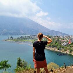 Aussichtspunkt in Santiago