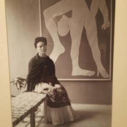 Bei einer Picasso Ausstellung 1944 in Mexiko