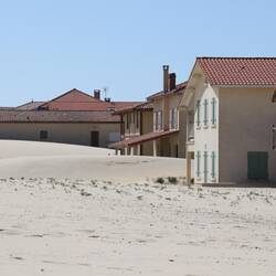 Der Sand lässt sich kaum aufhalten