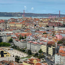 From one of many "miradouro" (viewpoints)