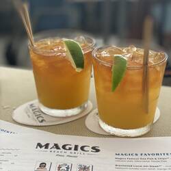 ..and our first Mai Tais!