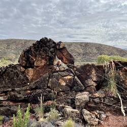 Razor sharp dolomite rock formations