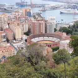 Die Stierkampfarena von Malaga