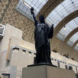 Copy of Statue of Liberty at Musee d'Orsay