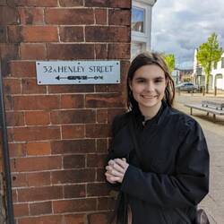 Our Latin curriculum is called Henle Latin, and the main street is Henley