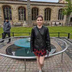 Anya was Anne Boleyn for Faces of History. This is her execution site.