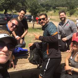 Mit Emma aus Liverpool, Jasmin und Sebastian aus Kanada und Marcus und Jennifer aus Irland