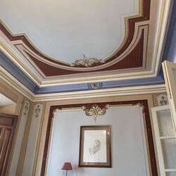 The cool ceiling in our apartment