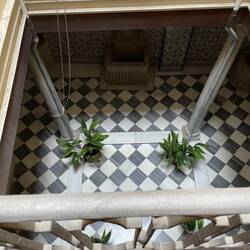 View of thr courtard from our apartment