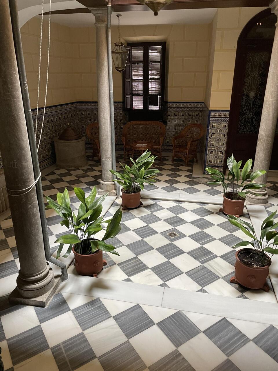 The entrance to our building