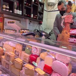 Waiting on my Jamon Iberico to be sliced