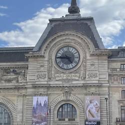 View of Musee d'orsay, from yesterday, from the river