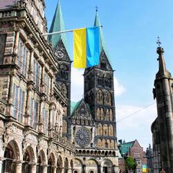 Bremen, Rathaus und St. Petri Dom