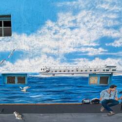 Kordon (İzmir Waterfront) ... near the Agora — İzmir, Turkey.