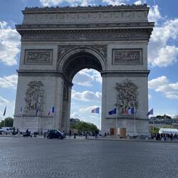 The Arc de Triumphe