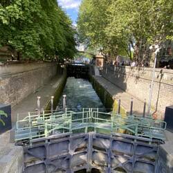 Canal St Martin locks