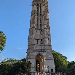 Last tower of a church. Many people used this for experiments, including Nicolas Flamel